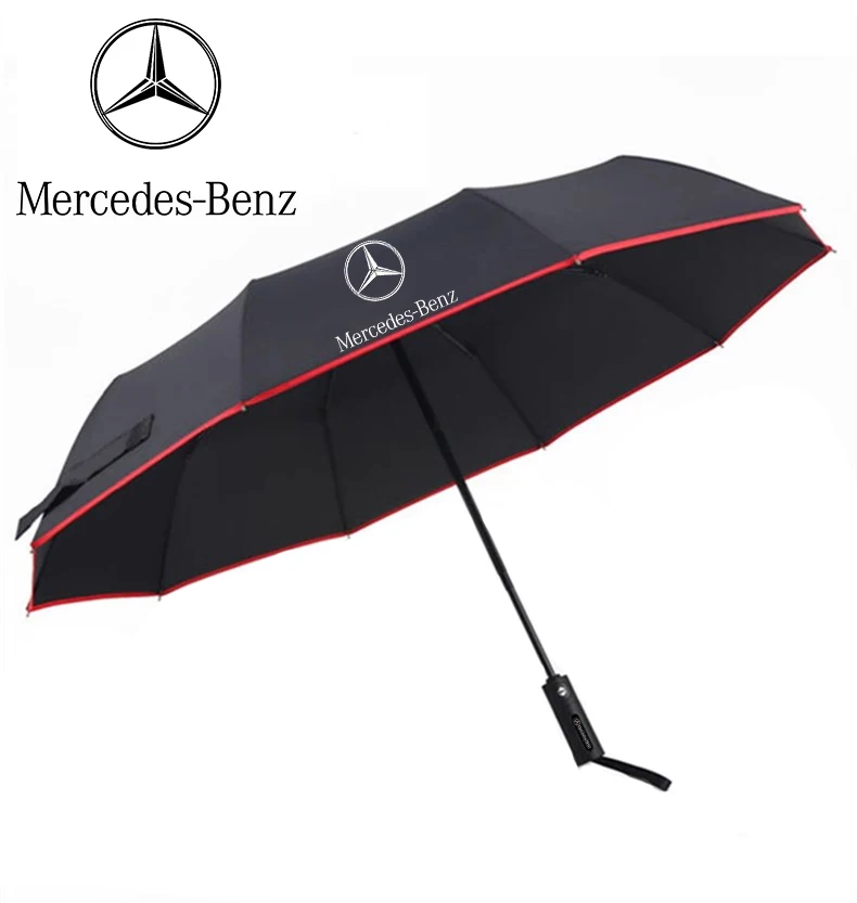 Car Automatic Folding Windproof Sunshade Umbrella Mercedes Benz A C E S Class Vito GLA GLB GLC GLE GLK GLS CLA CLS ML SL GL SLK