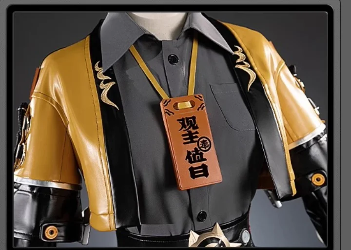 Zenless Zone Zero: Ju Fufu | Yellow Yunkui Summit Uniform Cosplay Costume Set 58 Zenless Zone Zero Yunli Yunkui Summit Uniform Cosplay Costume