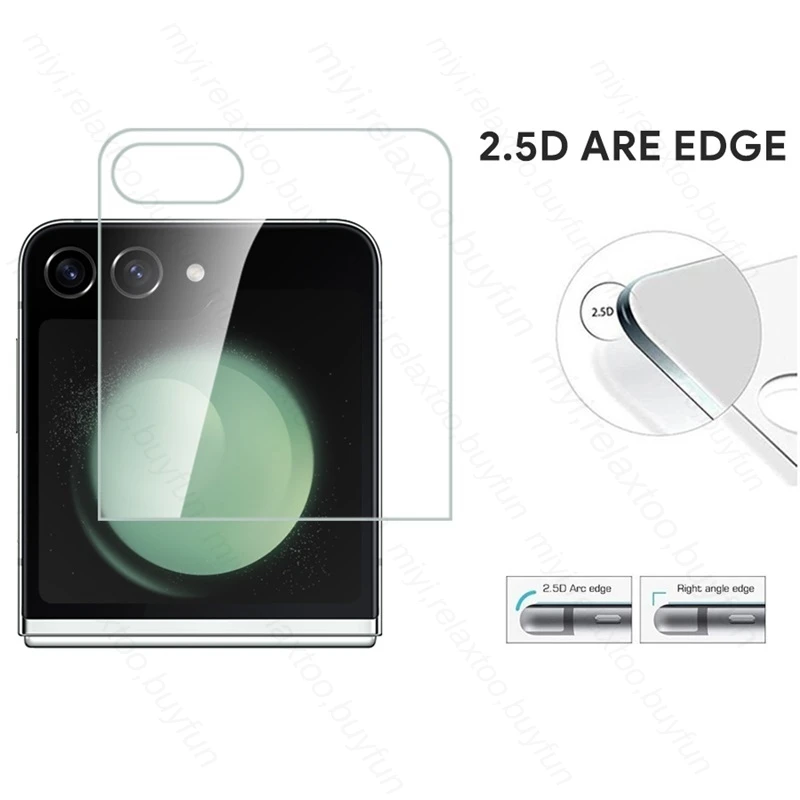 3-in-1 Rear Screen and Camera Tempered Glass Protector with Back Film