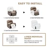 4pcs Split Stretch Recliner Sofa Cover Velvet  Recliner Chair Covers Elastic Non Slip All-inclusive Sofa Slipcovers Living Room 3