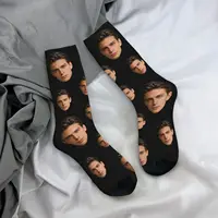 Chaussettes avatar personnalisées pour hommes et femmes, chaussettes photo personnalisées, chaussettes photo personnalisées, cadeaux personnalisés 6