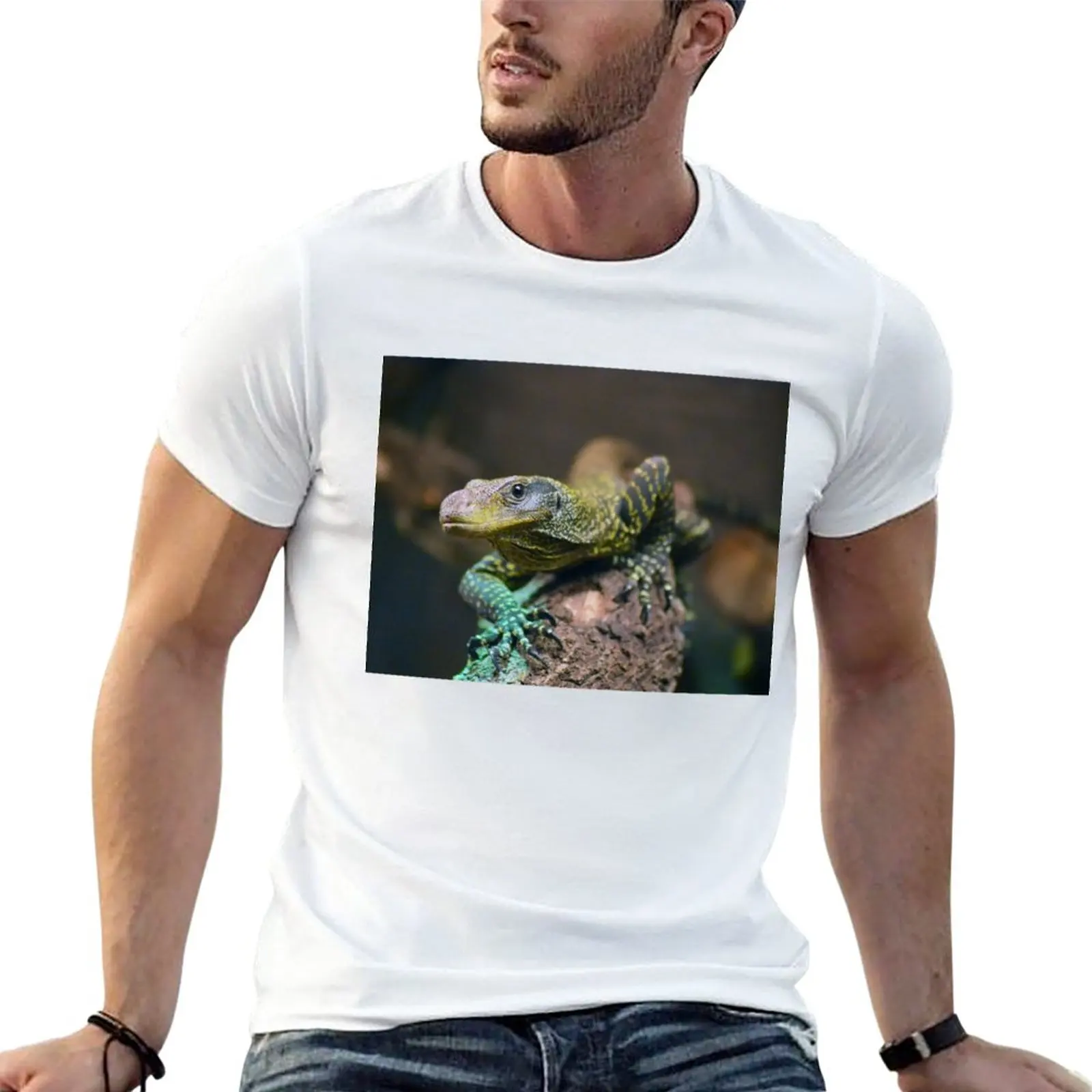 

Crocodile Monitor T-Shirt summer top cute tops quick-drying fruit of the loom mens t shirts