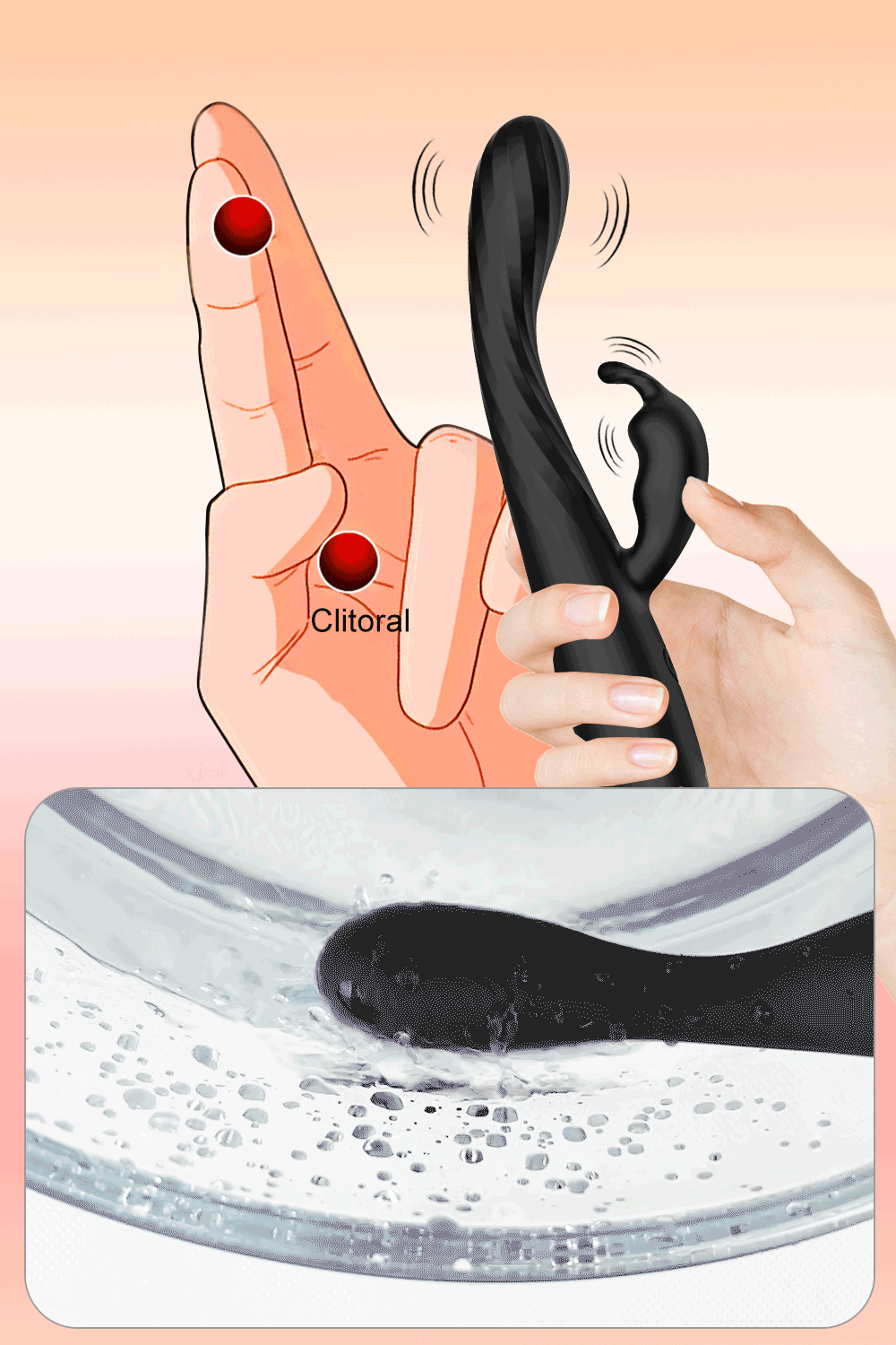 Powerful G Spot Finger Dildo Vibrator Women Nipple Clitoris Stimulator Fast Orgasm Adults Goods Sex Toys for Beginners_voghion.com