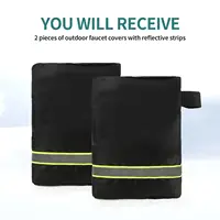 ก๊อกน้ํากลางแจ้งสําหรับฤดูหนาว Freeze ป้องกันก๊อกน้ํา Protector ด้านนอกก๊อกน้ํา Freeze ป้องกัน 8.6 "x 6.3" 6
