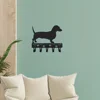 1pc wall Iron Crafts Key Rack Dog Leash Hanger - 9 inch Wide/6x5 inch Metal Wall Art Hook for Wall hanging Key holder 4
