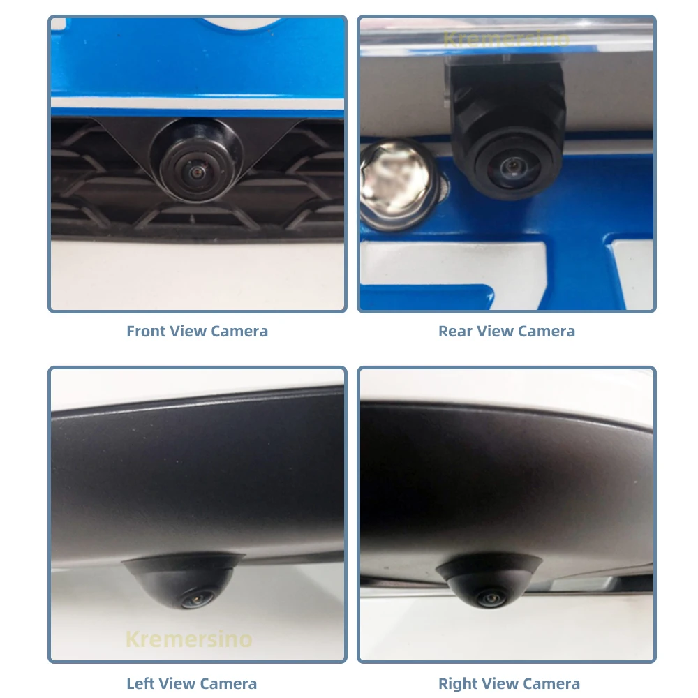 1080P 360 Camera Night Vision 360&deg; Panoramic 3D Reversing Image System Driving Recorder Suitable For CarPlay Smart Module