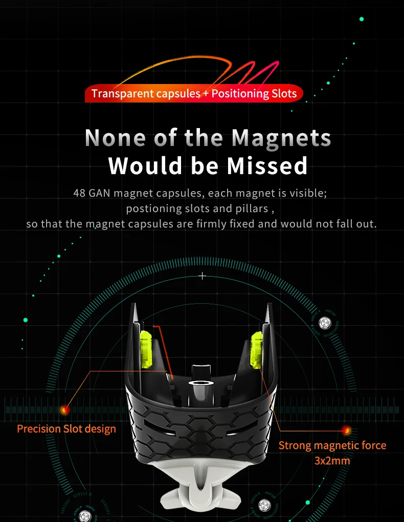 GAN用磁気マジックキューブ,3x3,356 m,ganディアンキューブピース,356 m,3x3 ルービックキューブ _ - AliExpress  Mobile