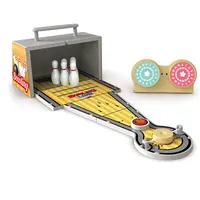 New Storage Function Design Plastic Strategy Toy Table Top Bowling Game For 4+ Kids 1