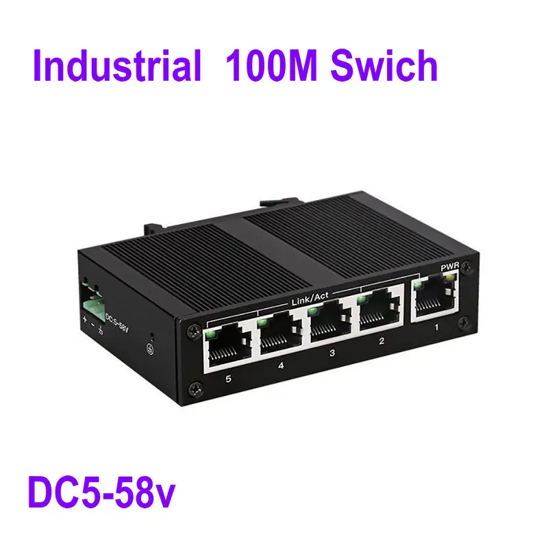 

Сетевой разветвитель Ethernet, 5 портов, 100 Мбит/с, RJ45