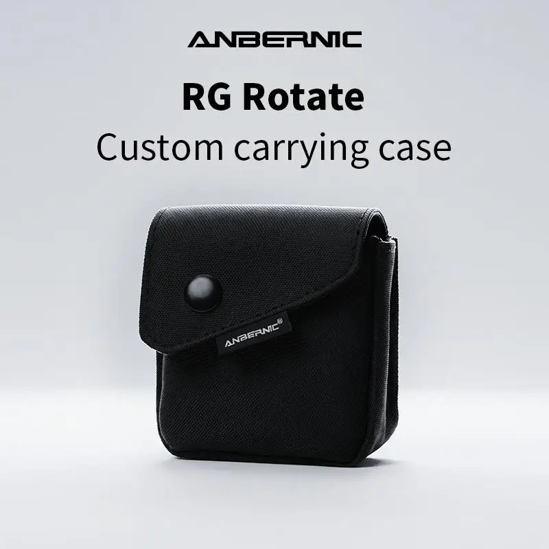 Anbernic RG 회전 휴대용 게임 콘솔용 충격 방지 보호 보관 가방 칸막이가 있는 옥스포드 방수 휴대용 케이스