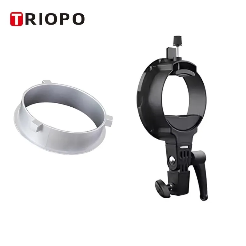 TRIOPO TR-07C Handle (Flash Speedlight Mount) or Bowens Mount Bracket TRIOPO K3 Series Softbox
