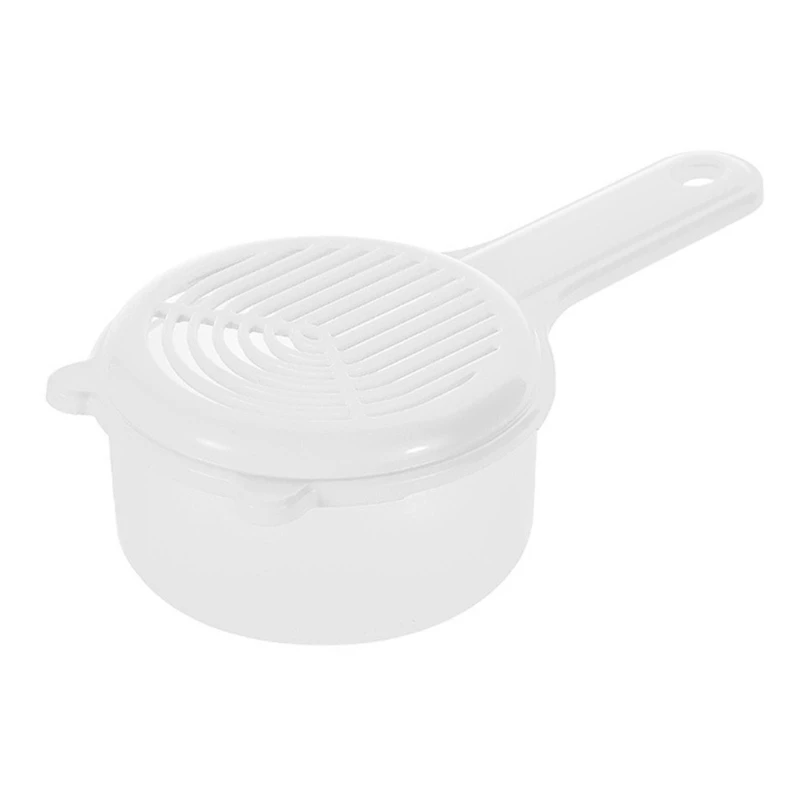 

Drain Basket with Handle Plastic Fruit Cleaning Box Strawberry Blueberry Washers