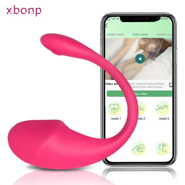 Bluetooth G Spot Dildo Vibrator for Women APP Long Distance Remote Control Clitoris Stimulator Vibrating Egg Sex Toys for Female 1