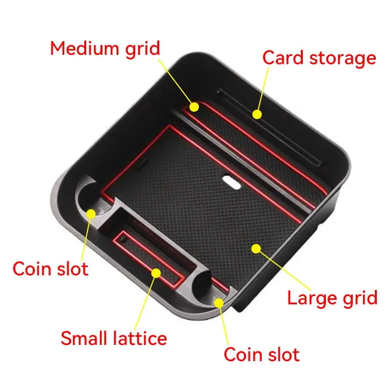 For Land Rover Discovery 4 2010-2016 Car Storage Box Armrest Container Box Organizer Central Auto Interior Accessories