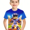 Children's Clothing Boys Tshirt Short Sleeve Children T-Shirt Creative Print Funny Kids Summer Clothes Girl Clothes O-Neck Tops 1