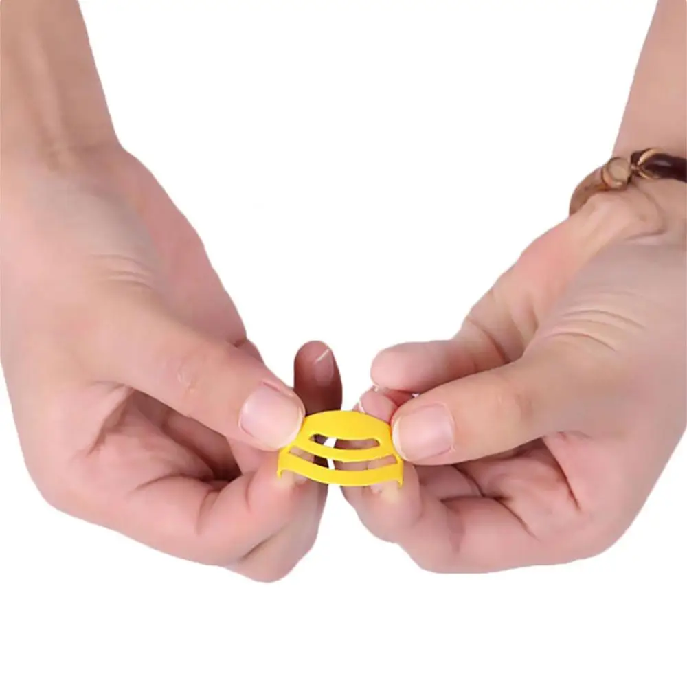 Picks Plastic Fingertip Protectors Guitar Ukulele Thumb Finger Nail Set Fingerguards Thumb Finger Nail Protect Cover 5Pcs