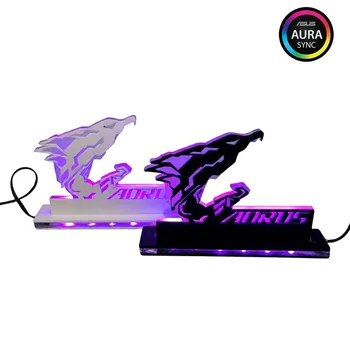 Accessori per telaio PC fai-da-te Ornamenti da gioco per armadio 5V 3pin ARGB AURA SYNC