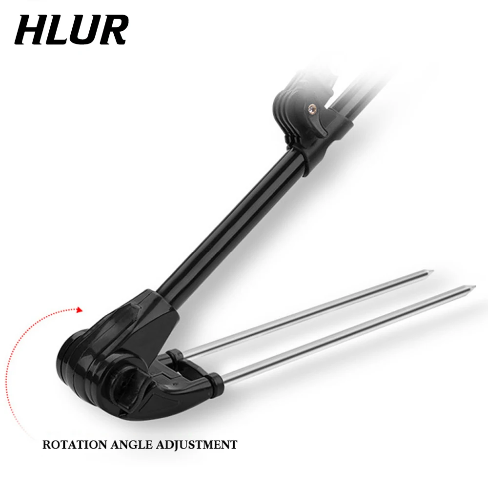 1.5M/1.7M/2.1M New Stainless Steel Thickened Telescopic Fishing Rod Bracket Fishing Rod Dual Purpose Bracket Holder