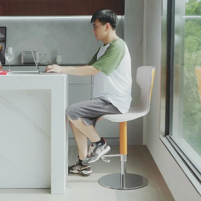 

Minimalistic Breakfast Bar Chairs Gaming Computer Designer Kitchen Luxury Stools Accent Backrest Sillas Para Comedor Furnitures