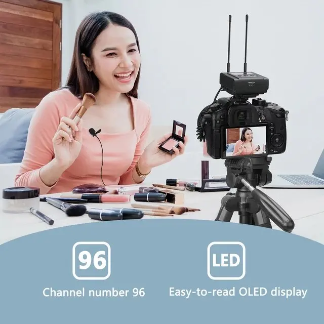 Saramonic UHF Lavalier Wireless Microphone for Broadcast TV ENG Filmmakers