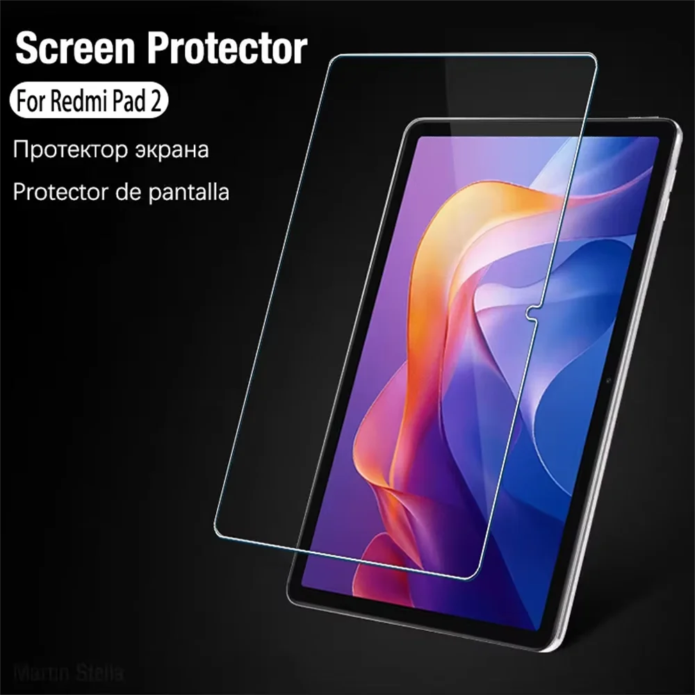 2-Pack Tablet Tempered Glass Screen Protector - Anti-Scratch, Anti-Fingerprint, HD Quality Protective Film