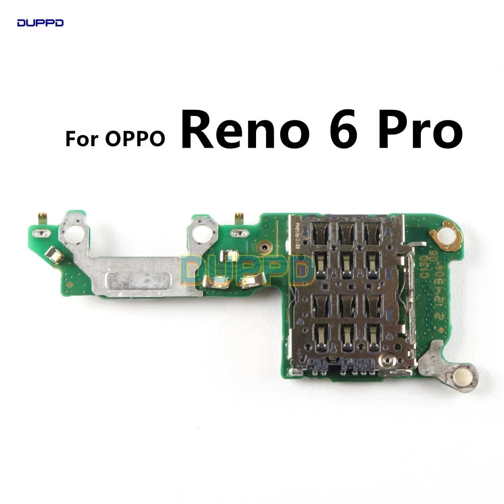 

Для OPPO Reno 6 Pro SIM/SD кардридер держатель Соединительная плата с микрофоном гибкий кабель
