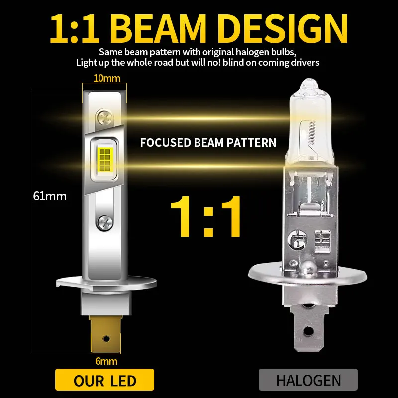 NSLUMO PAIRE LAMPE ANTIBROUILLARD H8 LED CANBUS Pour Fiat 500x 334 2014-up AUCUNE ERREUR 2x Xénon Blanc H8 H11 Ampoule LED Antibrouillard Conduite Lumière