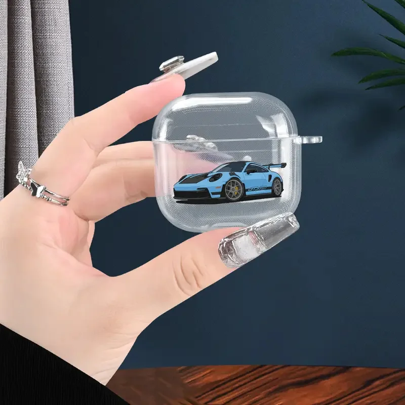 Stylish Sports Car Design AirPod Case - Sleek Wireless Earbuds Cover