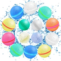 3-9PCSWater Balloons Reusable, Self Sealing & Quick Fill Water Balls Toys, Family Summer Outdoor Pool Beach Toys for Kids Adults 1