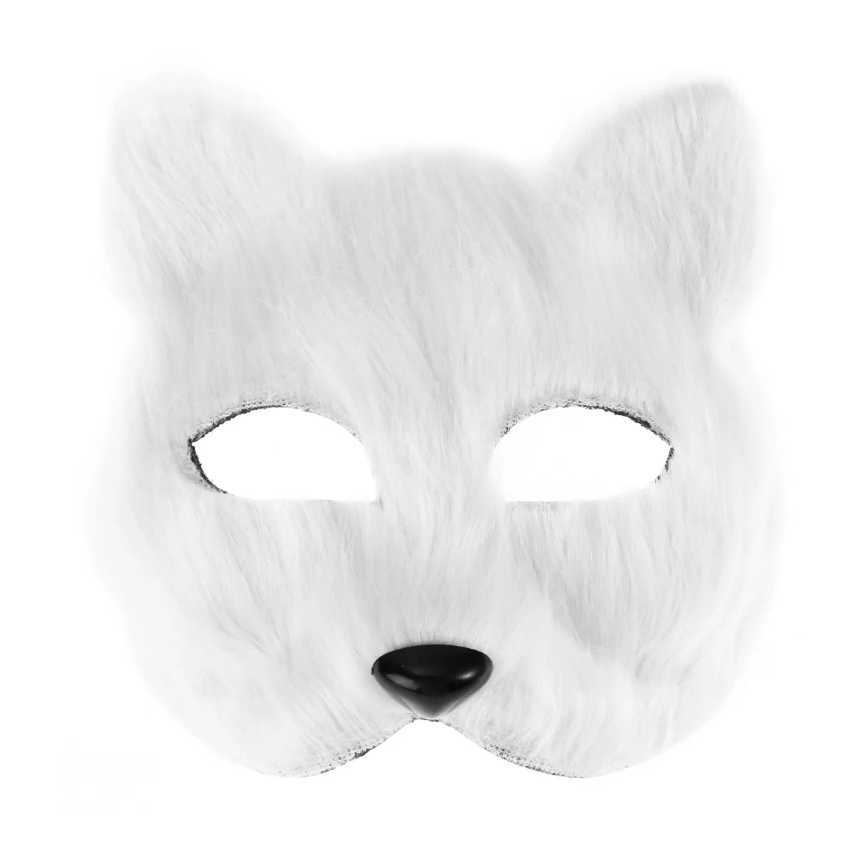 

Furry Cover Cover Costume Accessory for Carnival Masquerade White