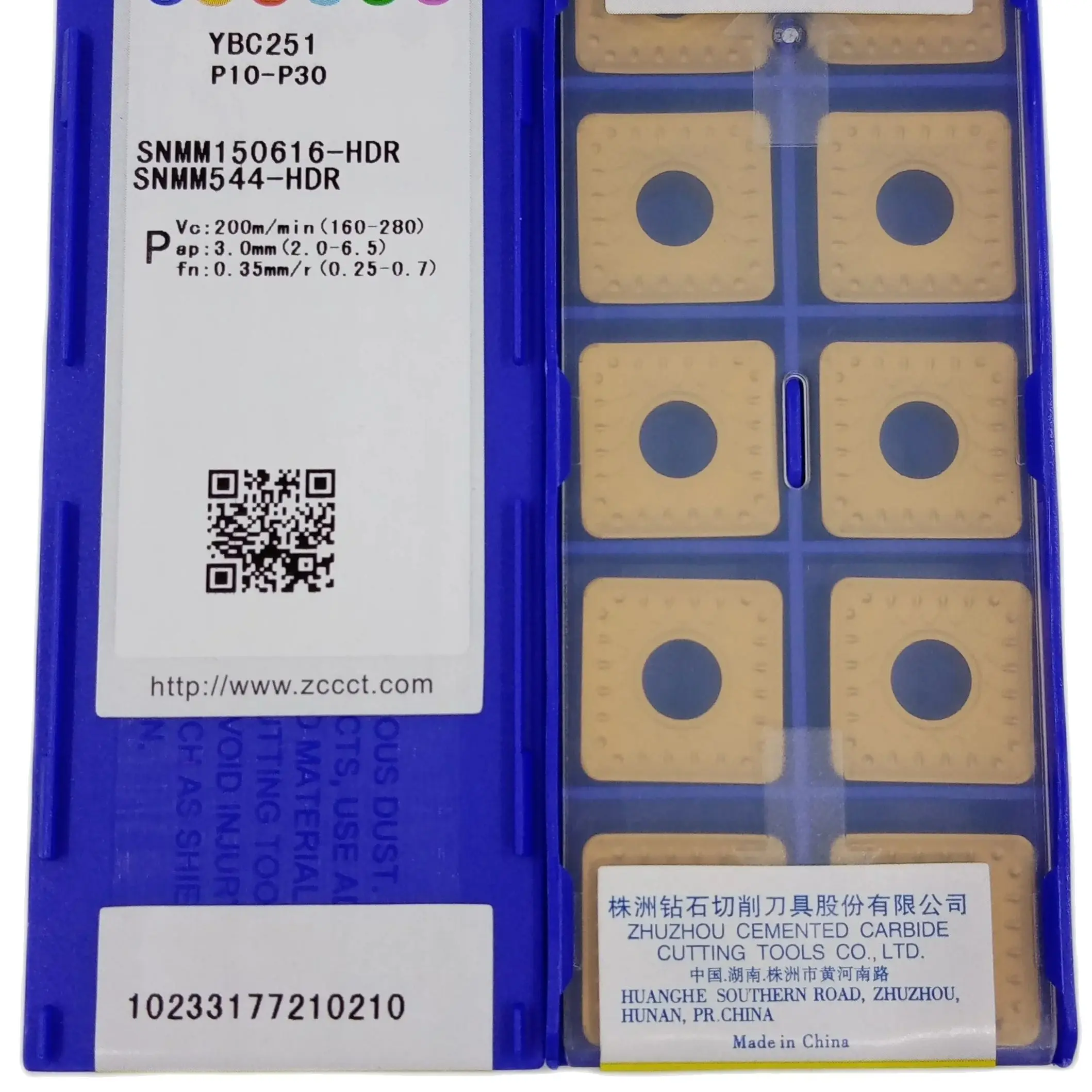 

ZCC YBC251 YBC351 YBC252 Стандартный токарный инструмент с ЧПУ Токарный станок Инструменты для обработки стали SNMM 544-HDR