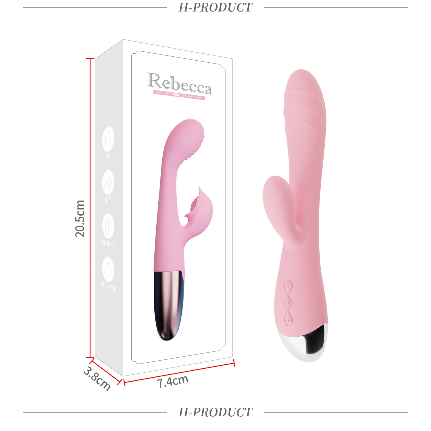 Vibratore delfino g-spot magic wand in silicone per donna_voghion.com