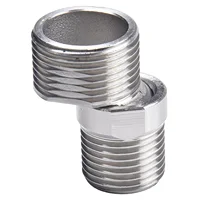 ก๊อกน้ำปรับได้360องศาแบบสกรูที่ทำมุมโค้งงออะแดปเตอร์สำหรับก๊อกน้ำแบบสั้น/ยาวสำหรับห้องครัวห้องน้ำ 4