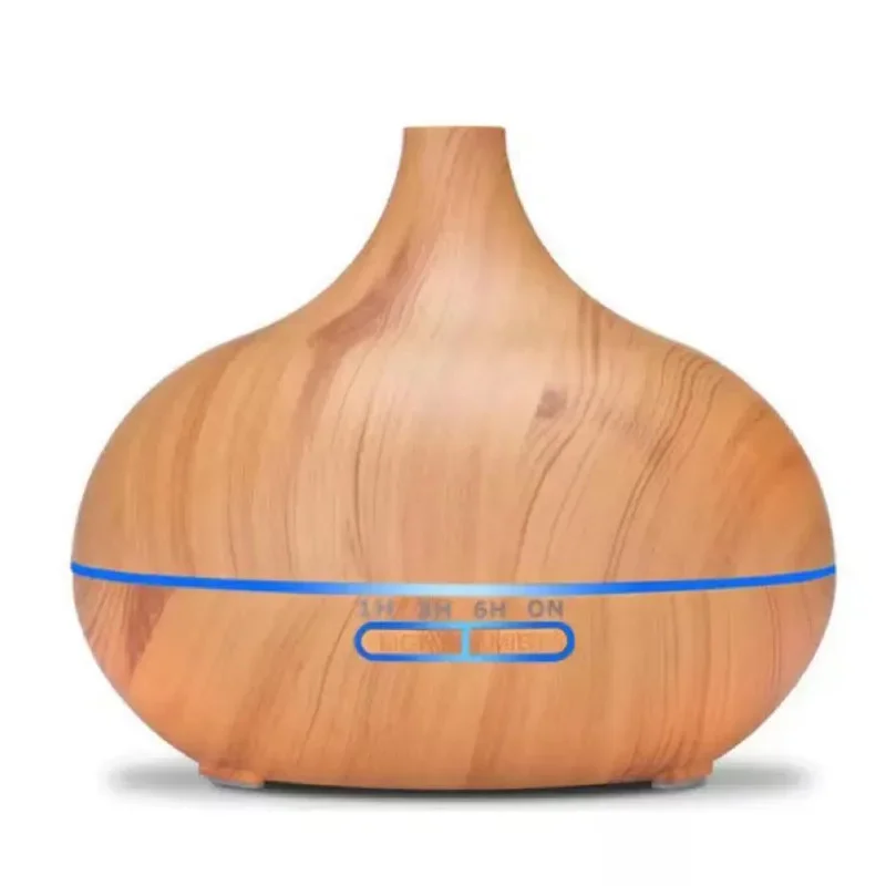 Wood Grain Essential Oil Diffuser With Large Fog Output - Home Office Hotel Commercial Silent Small Aromatherapy Machine_voghion.com