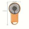 New Mini Portable Fan USB Charging 3-speed Handheld and Desktop Mini Fan with Hanging Function Cartoon Mountaineering Buckle 4