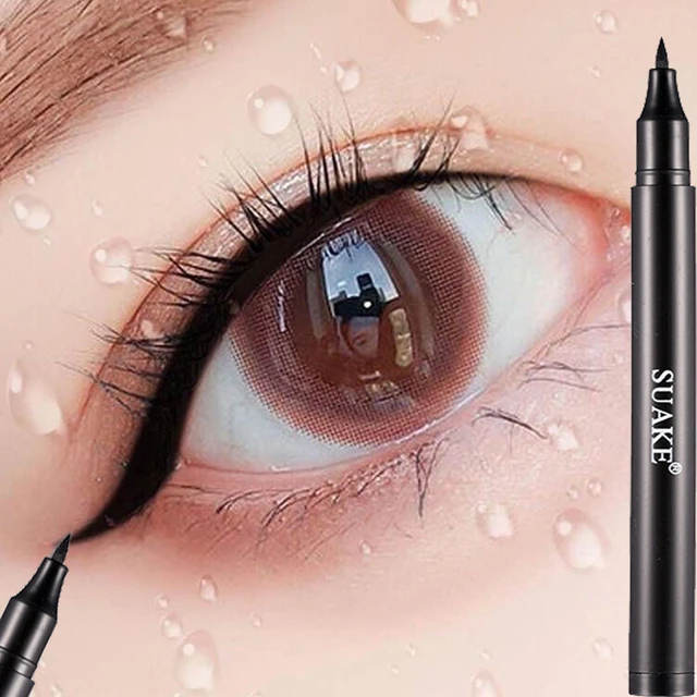 Ultra Slender Liquid Eyeliner, Korean Makeup For Women, Fast Drying, Smooth Waterproof  Eyeliner Pen, Long Lasting Lower Eyelash Pen Cosmetics - Temu