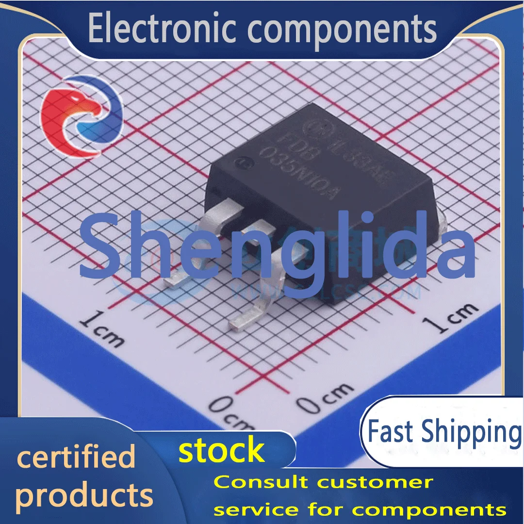 

FDB035N10A package D2-PAK field-effect transistor (MOSFET) brand new stock 1PCS