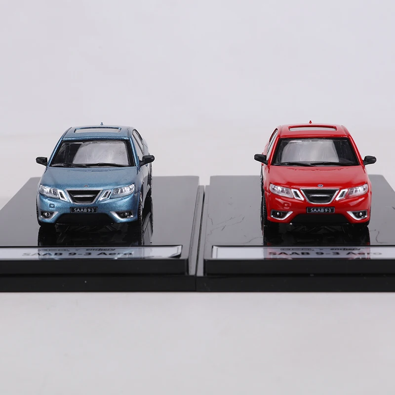 GCD×Enchery 1:64 사브 9-3 세단 2008 합금 모델 자동차