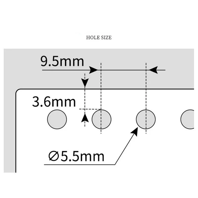분리형 플라스틱 루즈 리프 바인더 링, A4 바인더, B5 바인딩 버클 링, 노트북 클립, 19mm, 30 링