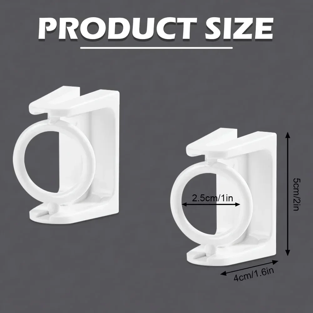 Description Picture 2 of itemRotating Hanging Ring Curtain Rod Telescopic Rod Fixed Bracket Kitchen Bathroom Multi-functional Storage Punch-free Hook