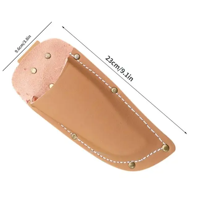 Professional Garden Trimming Bag Garden Scissors Protective Case Advanced PU Leather Protective Case in 2 Colors 2