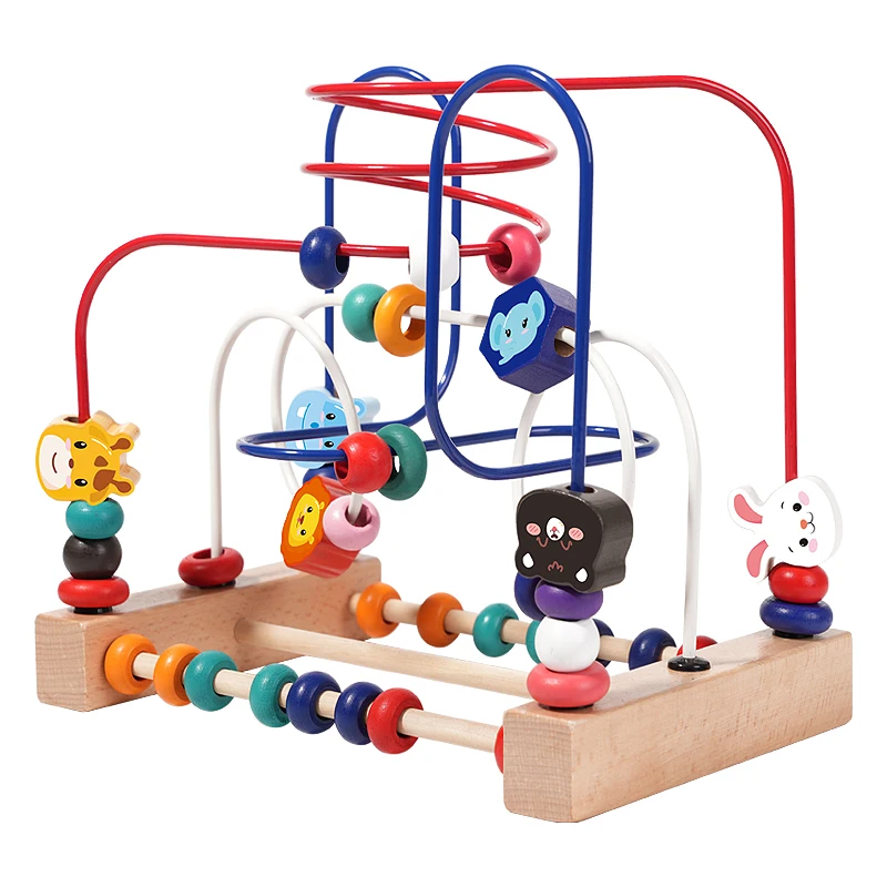 Toddler Educational Bead Blocks Toy 6