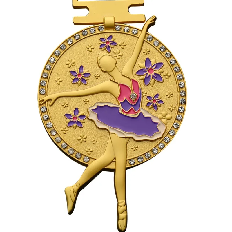 Dance MEDALS Customized International Dance competition MEDALS Ballet Commemorative plate Children's Cygnet MEDALS 5