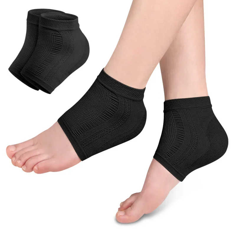

1Pair Mesh Gel Heel Protector Sleeve Silicone Feet Pads for Heel Socks Plantar Fasciitis Support Feet Care Skin Repair Cushion