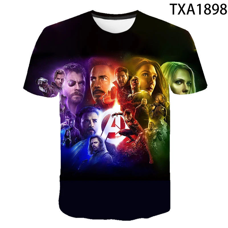 Summer Iron Spider 3D Print Shirt Casual Men Women Children Fashion Short Sleeve Girl Kids Cool Tops Tee| | - AliExpress