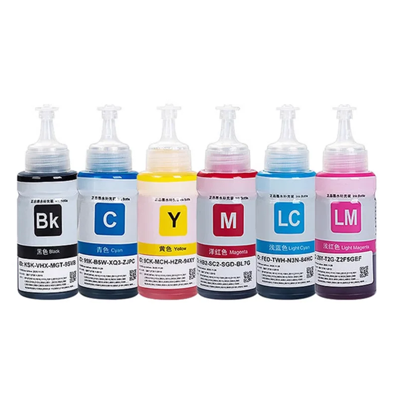 Dye Ink Kit Ink Refill Kit for EPN L100 L110 L120 L210 L310 L355 L360 L364 L365 L486 L550 L800 L805 L810 Printer 664 672 673 Refill