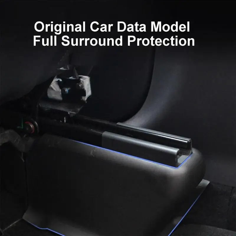 2022 테슬라 모델 Y용 좌석 아래 코너 가드 슬라이드, 안티 킥 보호 커버, 자동차 개조 액세서리, 7 개