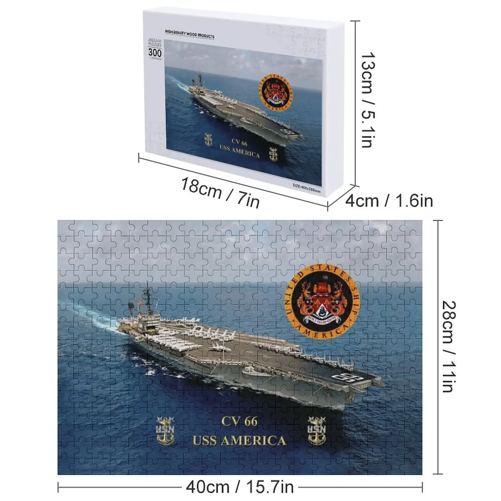 Детская головоломка CV-66 USS America, Индивидуальные игрушки для детей, новые игрушки для детей 2022, индивидуальные подарки для детей, головоломка