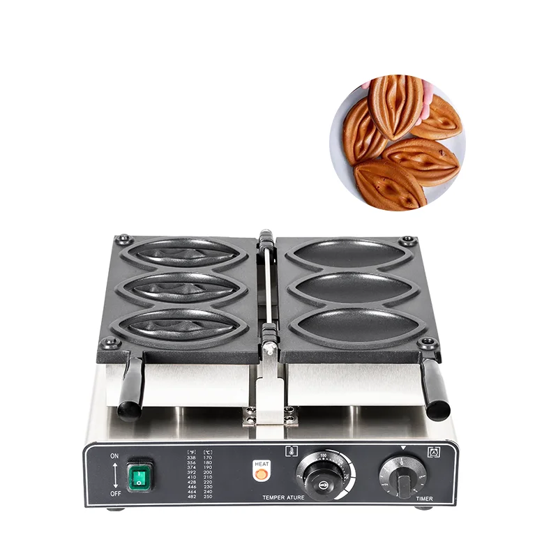 3 Pcs Mini Girl Lily Waffle Maker Commercial Delicious Waffle Making Machine Antiaderente Coatingsnack Machines Apparecchio Da Cucina