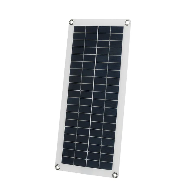 10W Napelemes Panel Vízálló Kültéri Túrázás Rugalmas Panelek Napelemek Hordozható Usb Kettős Kimenetelű Töltő Autócsónak Moblie Telefonhoz - Image 3
